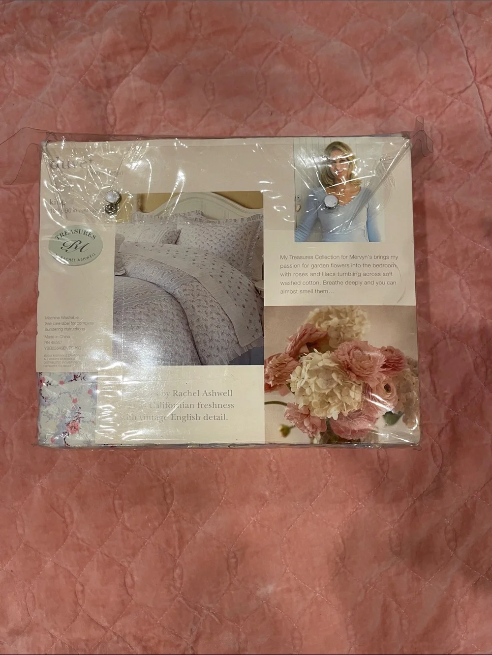 BRAND NEW RACHEL ASHWELL TREASURES KING DUVET LUCILLE